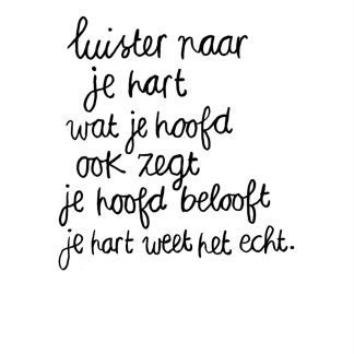 Luister naar je hart
