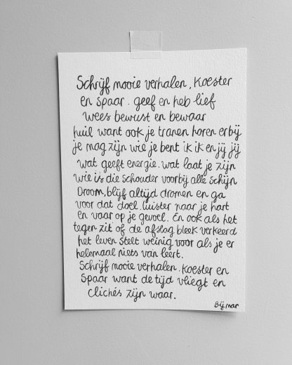Schrijf mooie verhalen