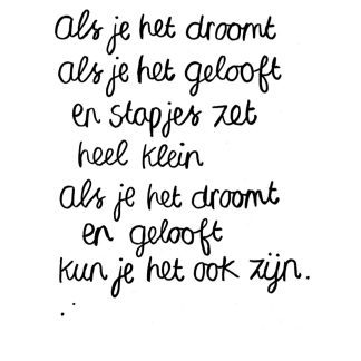 Als je het droomt