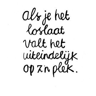 Als je het loslaat