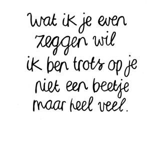 Trots op je