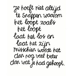 Misschien wordt het beter
